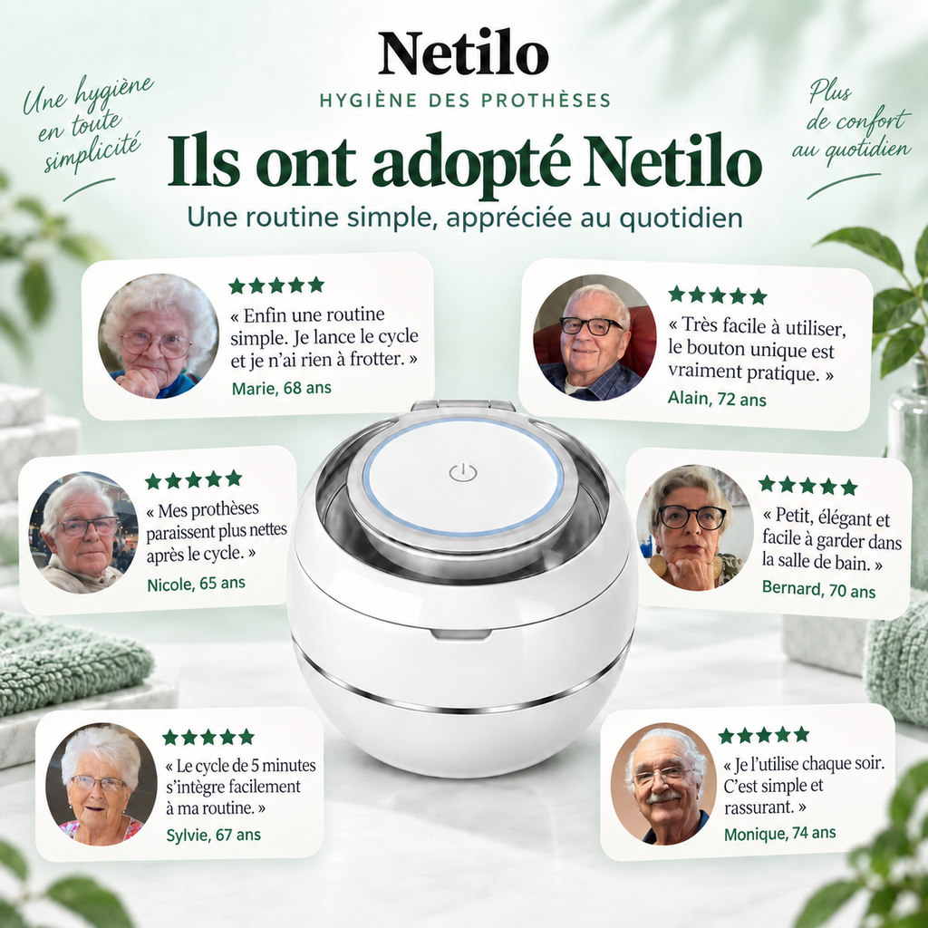 Netilo-nettoyeur à ultrasons