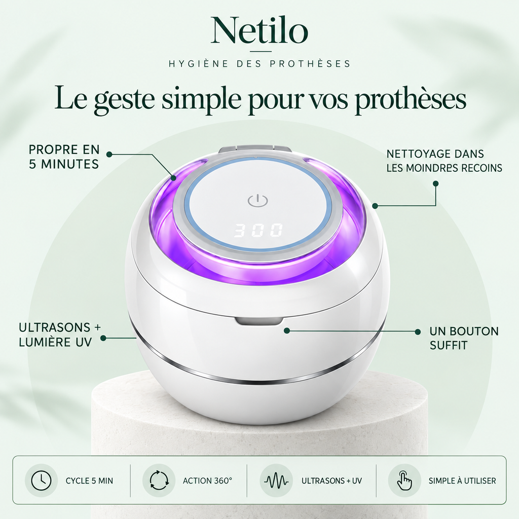 Netilo-nettoyeur à ultrasons